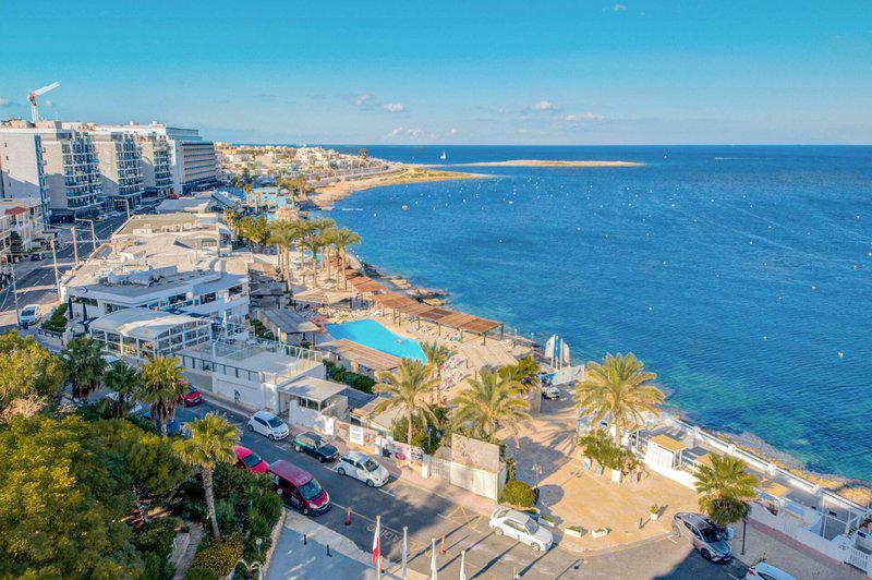 bovenaanzicht van ax sunny coast resort en spa