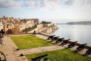 upper gardens van barakka in Malta